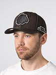 Бейсболка MITCHELL NESS арт. HP12808-CBHBLCK Chicago Blackhawks NHL (черный)